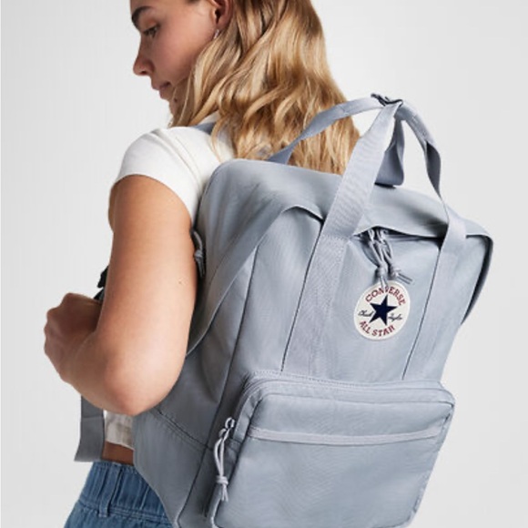 NWT Converse Square Unisex Backpack in KAHKI Color - Picture 2 of 12